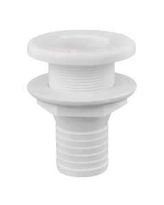 Attwood Plastic Thru-Hull Fitting - 1-1/2" - White