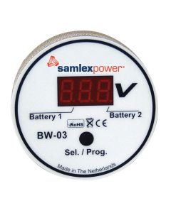 Samlex Dual Battery Monitor - 12V or 24V - Auto Detection