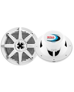 Boss Audio MR62W 6.5" 2-Way 200W Marine Speaker - White - Pair