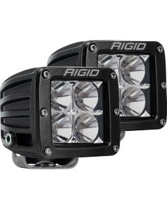 RIGID Industries D-Series PRO Hybrid-Flood LED - Pair - Black