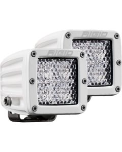 RIGID Industries D-Series PRO Hybrid-Diffused LED - Pair - White