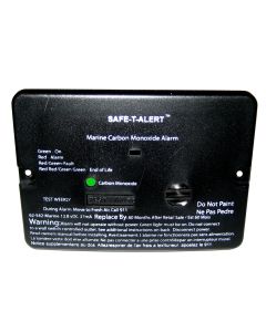 Safe-T-Alert 62 Series Carbon Monoxide Alarm - 12V - 62-542-Marine - Flush Mount - Black