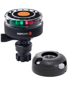 Navisafe Navilight 2NM Tricolor w/Navimount Base & Horizontal Mount - Black
