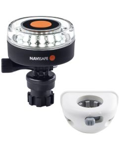 Navisafe Navilight 360 degree 2NM White w/Navimount Base & Vertical Mount - White