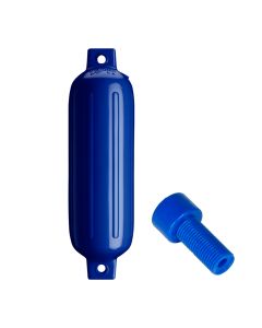 Polyform G-3 Twin Eye Fender 5.5" x 19" - Cobalt Blue w/Air Adapter