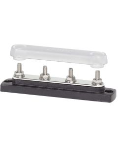 Blue Sea 2307 Common 150A BusBar - (4) 1/4"-20 Studs w/Cover