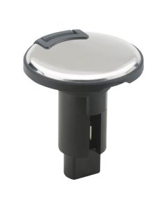 Attwood LightArmor Plug-In Base - 2 Pin - Stainless Steel - Round
