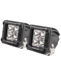 HEISE 4 LED Cube Light w/Harness - Spot Beam- 3" - 2 Pack