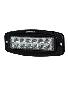 HEISE 6 LED Single Row Driving Light - Flush Mount