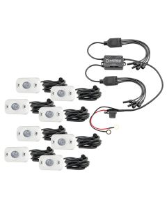 HEISE RGB Accent Light Kit - 8 Pack