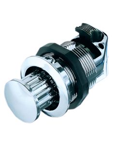 Southco Pop-Out Knob Latch Plastic Chrome Plated Fixed Grip Threaded Body .05-.75