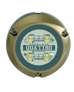 Lumitec Zambezi Quattro Surface Mount Underwater Light - White/Blue