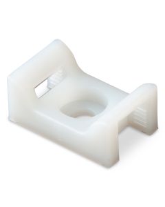 Ancor Cable Tie Mount - Natural - #8 Screw - 100 Pieces Per Bag