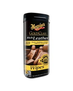 Meguiar's Gold ClassRich Leather Cleaner & Conditioner Wipes *Case of 6*