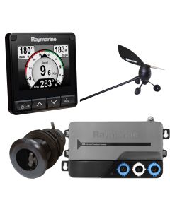 Raymarine i70s System Pack w/Color Instrument & Wind, DST Transducers, iTC-5, 3M Backbone, T-Piece, Power & 2 Backbone Terminators