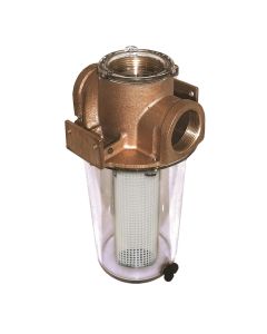 GROCO ARG-1250 Series 1-1/4" Raw Water Strainer w/Non-Metallic Plastic Basket