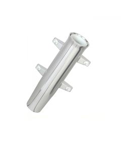 Lee's Aluminum Side Mount Rod Holder - Tulip Style - Silver Anodize