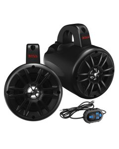 Boss Audio BM40AMPBT 4" 2-Way Amplified Roll Cage/Waketower Speaker Pods w/Bluetooth Controller