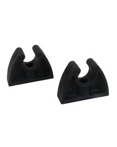 Perko Pole Storage Clips - Black - Pair