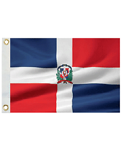 Taylor Made Dominican Republic Flag 12" x 18" Nylon