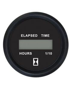 Faria 2" Digital Hourmeter Gauge - 12-32V - Euro Black