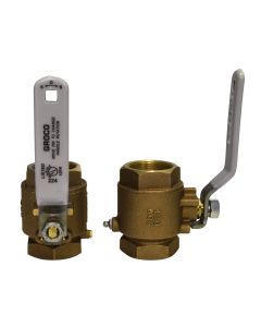 GROCO 3/4" NPT Bronze In-Line Ball Valve