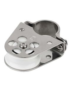Schaefer Clamp-On Furling Line Stanchion Lead Block - 1" Ball Bearing