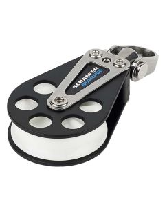 Schaefer Single Aluminum Block - 51mm Sheave
