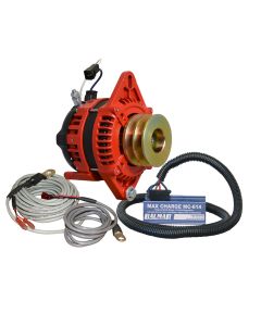 Balmar Alternator 1-2" Single Foot Dual V Pulley Regulator & Temp Sensor - 170A Kit - 12V