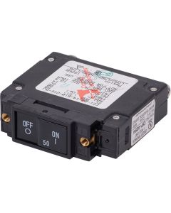 Blue Sea 7445 UL-489 Circuit Breaker - 50A Flat Rocker