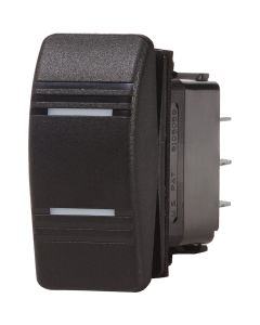 Blue Sea Contura Switch DPDT Black - ON-ON