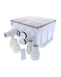 Rule Shower Drain Box w/1100 GPH Pump - 12V