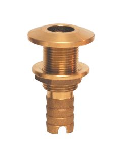 GROCO Bronze Hose Barb Thru-Hull Fitting - 1-1/8"