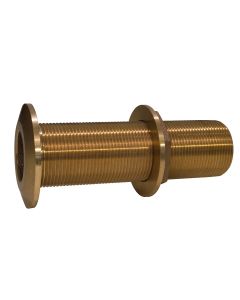 GROCO 1-1/4" Bronze Extra Long Thru-Hull Fitting w/Nut