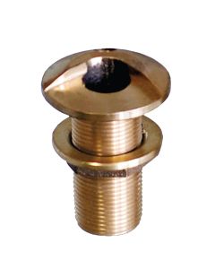 GROCO 1-1/4" Bronze High Speed Thru-Hull Fitting w/Nut