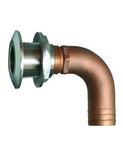 GROCO 1" 90 Degree Hose Thru-Hull Fitting