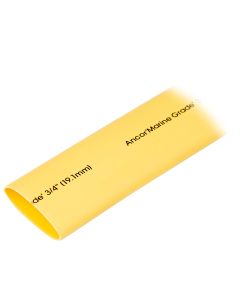 Ancor Heat Shrink Tubing 3/4" x 48" - Yellow - 1 Piece