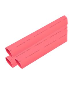 Ancor Heat Shrink Tubing 1" x 3" - Red - 3 Pieces