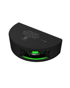 Lopolight Starboard SideLight - Vertical Mount - Black Housing - 2nm - Green