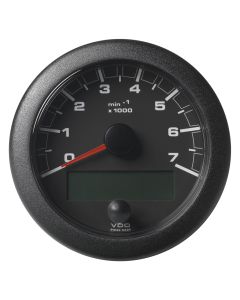 VDO 3-3/8" (85mm) OceanLink NMEA 2000 Tach - 7000 RPM - Black Dial & Bezel