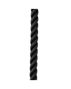 New England Ropes 3/4" X 35' Premium Nylon 3 Strand Dock Line - Black