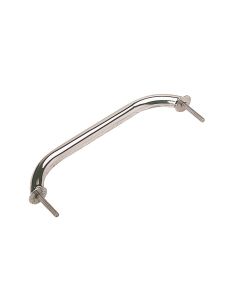Stainless Steel Stud Mount Flanged Hand Rail w/Mounting Flange - 24"