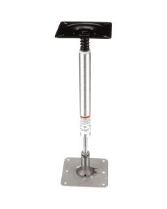 Attwood Pedestal Kit 13" Post 7" x 7" Stainless Steel Base Plate Threaded