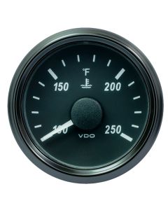 VDO SingleViu 52mm (2-1/16") Water Temp. Gauge - 250&deg; F - 291-22 OHM
