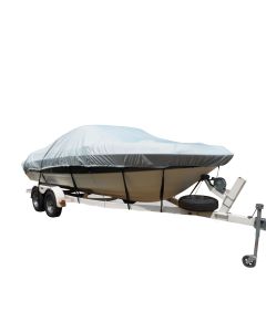 Carver Flex-Fit&trade; PRO Polyester Size 3 Boat Cover f/Fish & Ski Boats I/O or O/B & Wide Bass Boats - Grey