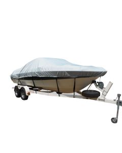 Carver Flex-Fit&trade; PRO Polyester Size 11 Boat Cover f/V-Hull Center Console Fishing Boats - Grey