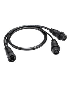 Humminbird 14 M ID SIDB Y - SOLIX&reg;/APEX&reg; Side Imaging Left-Right MSI/Dual Beam Splitter Cable - 30"