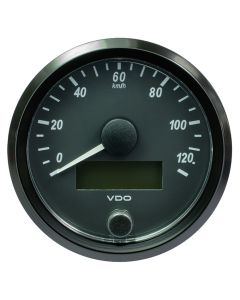 VDO SingleViu 80mm (3-1/8") Speedometer - 140MPH