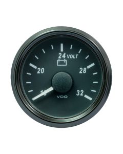 VDO SingleViu 52mm (2-1/16") Voltmeter f/24V Systems - 32V