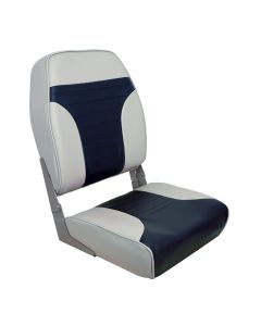 Springfield High Back Multi-Color Folding Seat - Blue/Grey